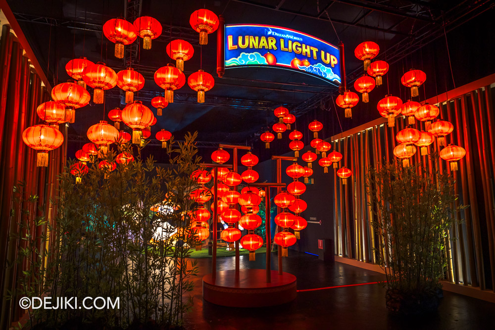 Universal Studios Singapore Chinese New Year 2024 event Dreamworks Lunar Light Up 1 entrance
