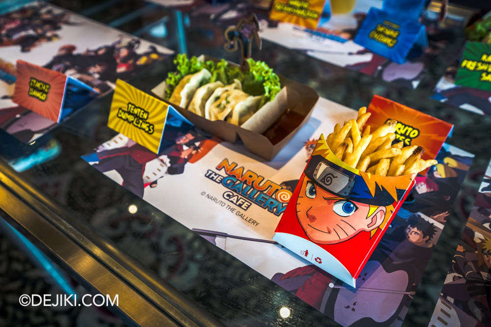 Naruto The Gallery Cafe at Universal Studios Singapore Themed Restaurant at KTs Grill Naruto Hair French Fries
