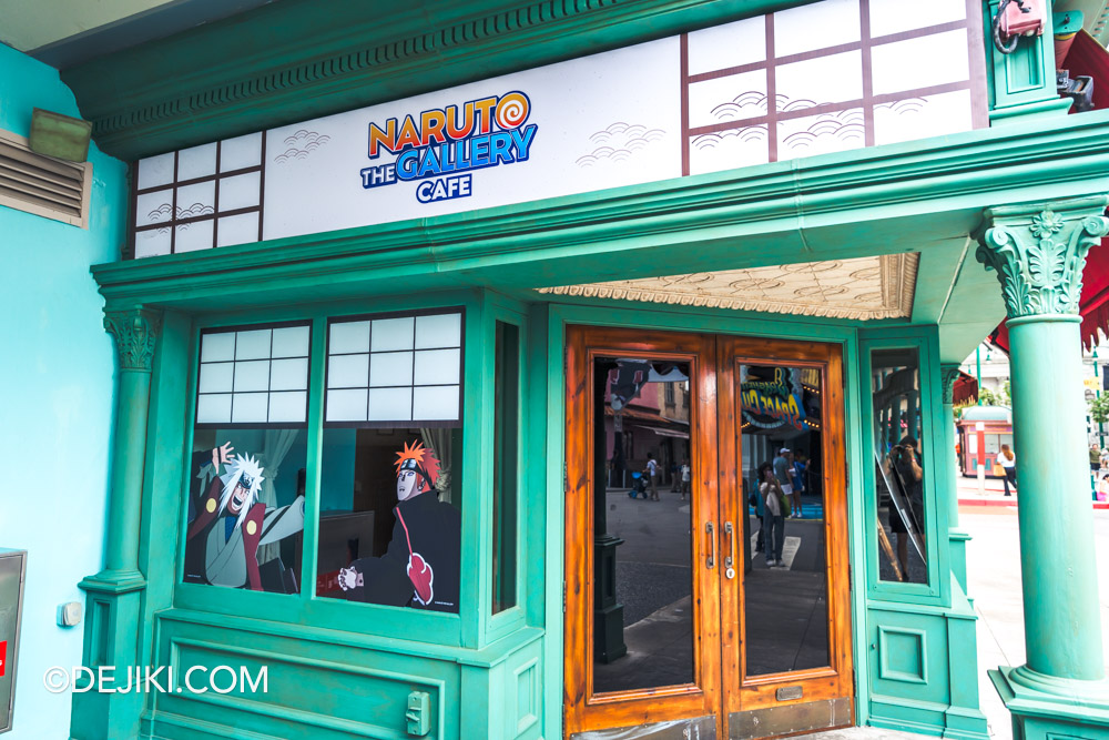 Naruto The Gallery Cafe at Universal Studios Singapore Themed Restaurant at KTs Grill entrance