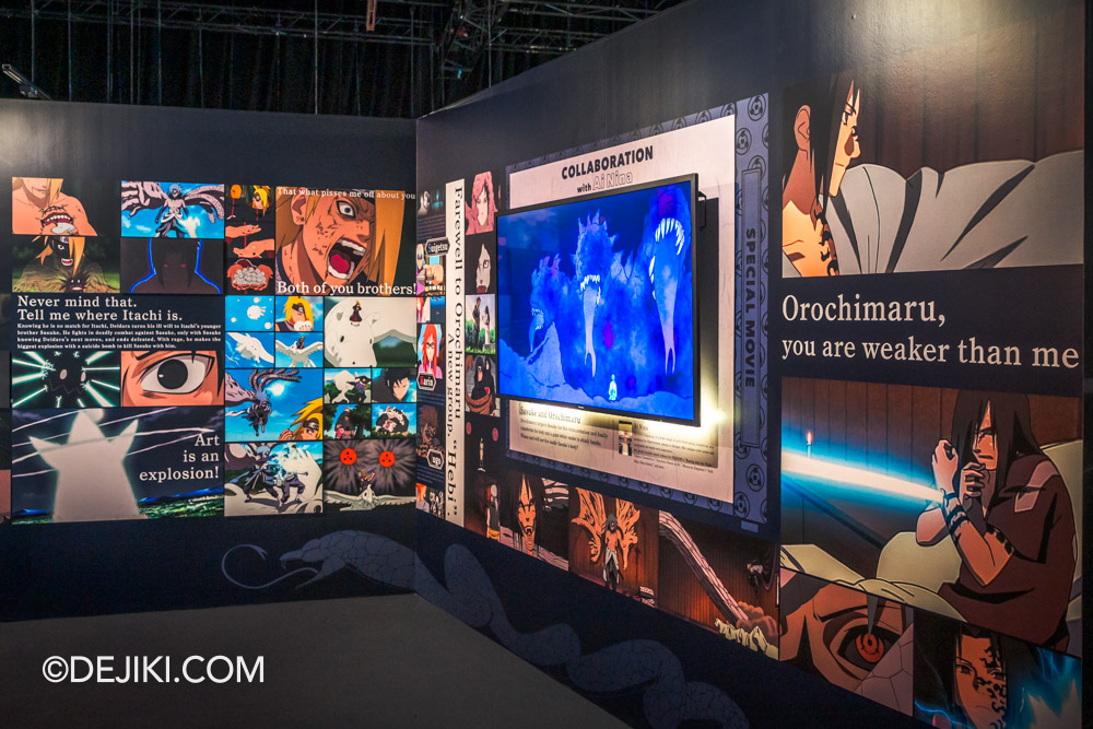 Naruto The Gallery at Universal Studios Singapore Exhibition 6 Separate Paths Sasuke