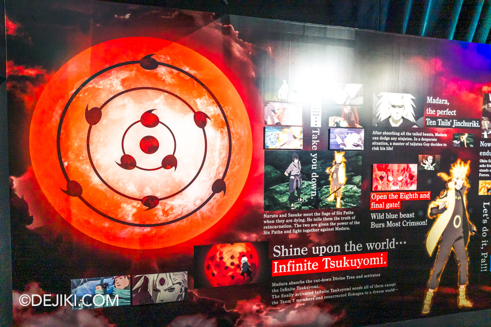 Naruto The Gallery at Universal Studios Singapore Exhibition 7 Fourth Great Ninja War Infinite Tsukuyomi