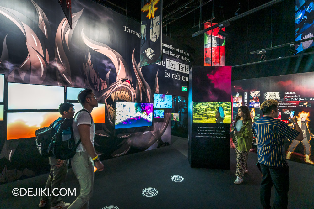 Naruto The Gallery at Universal Studios Singapore Exhibition 7 Fourth Great Ninja War overview