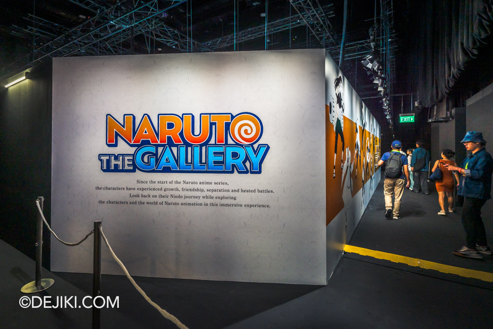Naruto The Gallery at Universal Studios Singapore Exhibition Foyer