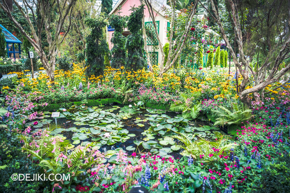 Gardens by the Bay Impressions of Monet The Garden floral display Flower Field Main Water Garden beside Monet House