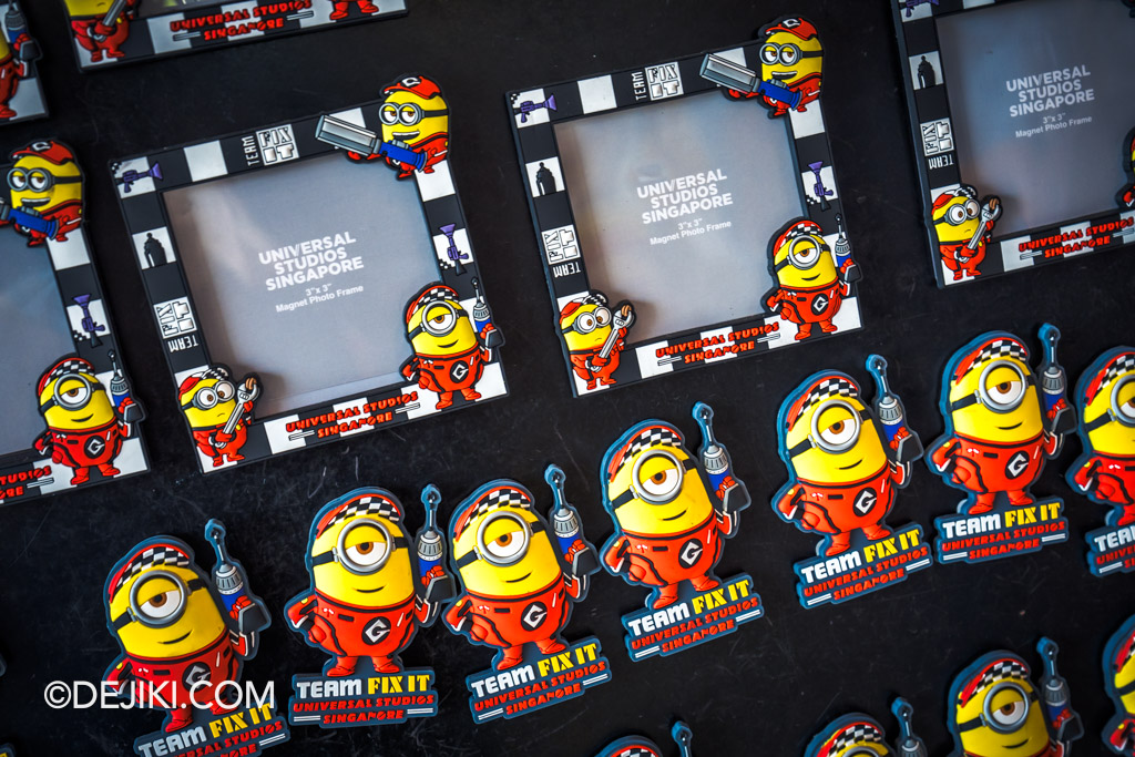 Universal Studios Singapore Mega Despicable Summer 2024 event Minion merch Pit Crew collection magnets