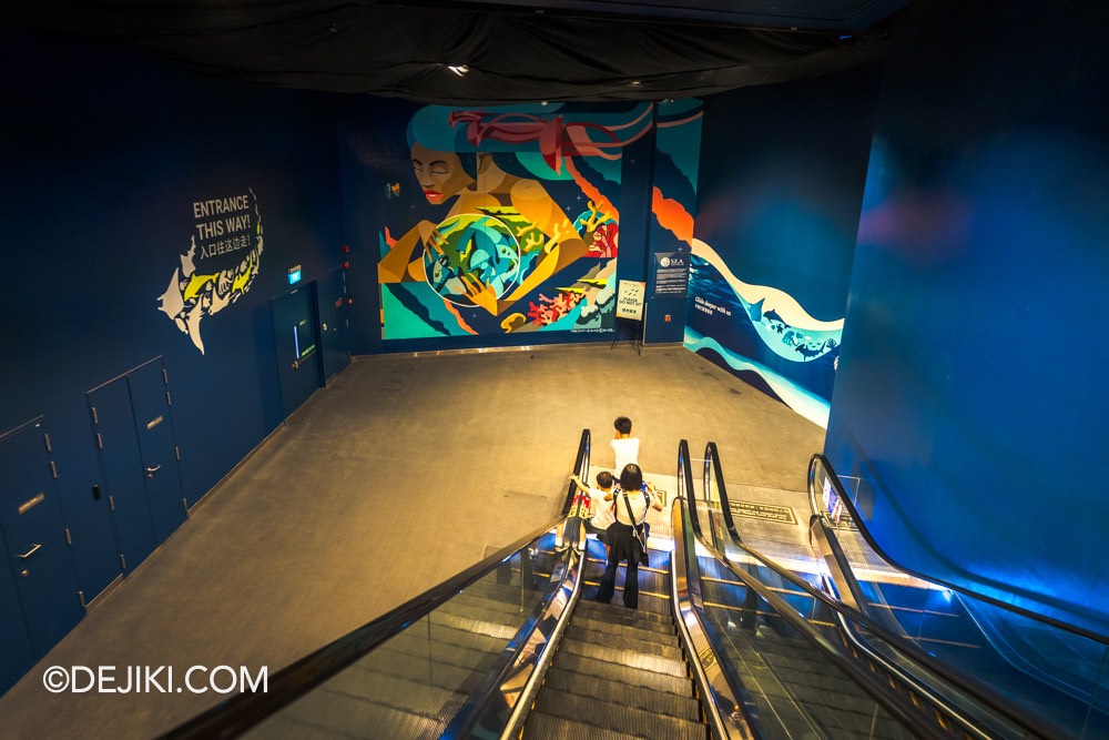 SEA Aquarium at Resorts World Sentosa 2024 1 Interim Escalator Access