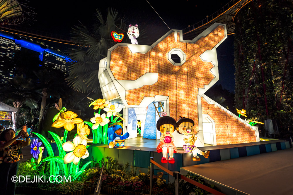 Gardens by the Bay Mid Autumn Festival 2024 lantern displays Dragon Playground wide