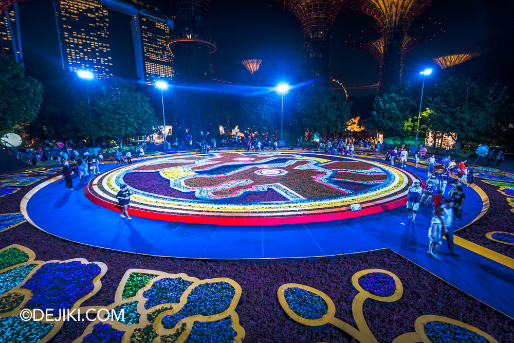 Gardens by the Bay Mid Autumn Festival 2024 lantern displays Flower Carpet viewing gallery 2