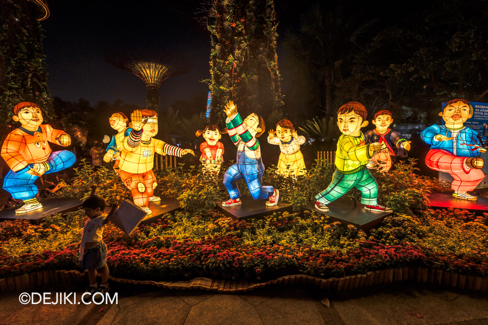 Gardens by the Bay Mid Autumn Festival 2024 lantern displays Joyful Childhood Memories Folk Games from Korea