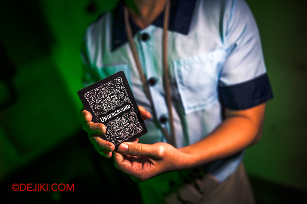 Underground The Summoning Experience at Battlebox Fort Canning Singapore 6 cards