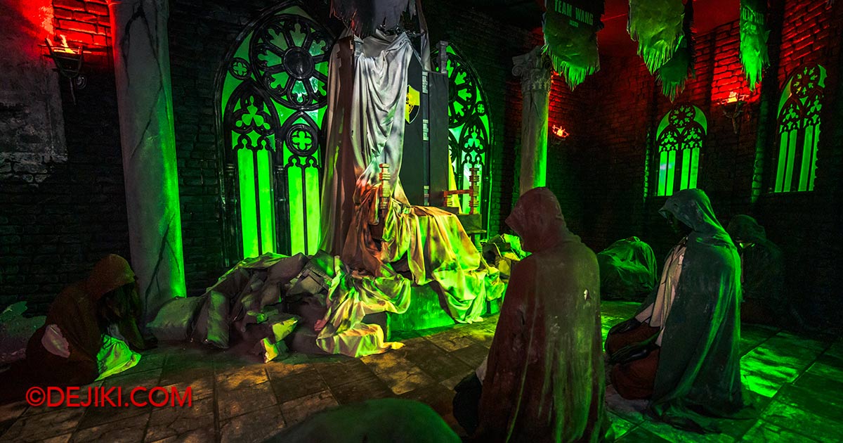 Universal Studios Singapore Halloween Horror Nights 12 HHN12 Dejiki Complete Review Under The Castle