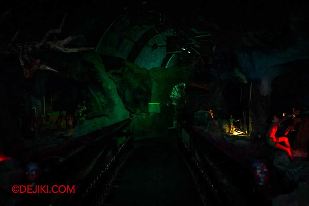 Haw Ror Villa 3 Halloween event at Haw Par Villa Singapore 2024 Hells Museum Escape Room 10 Courts of Hell Interior Actual Darkness