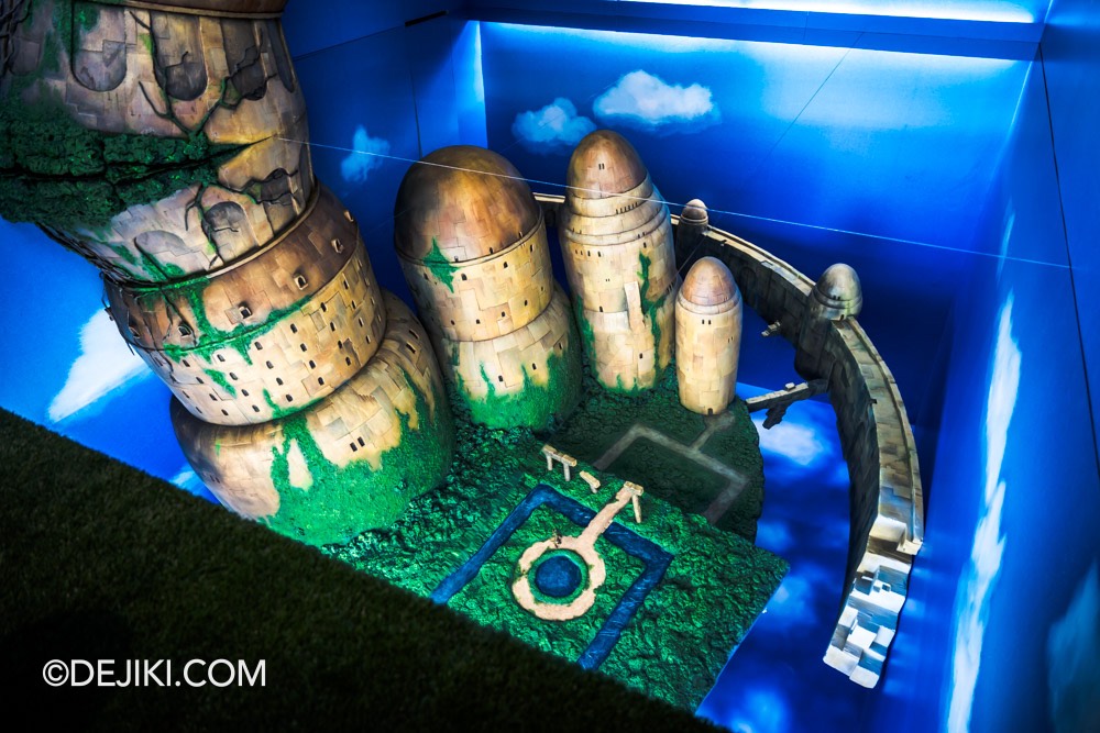 The World of Studio Ghibli at ArtScience Museum Marina Bay Sands Review Castle in the Sky Levitating City Laputa