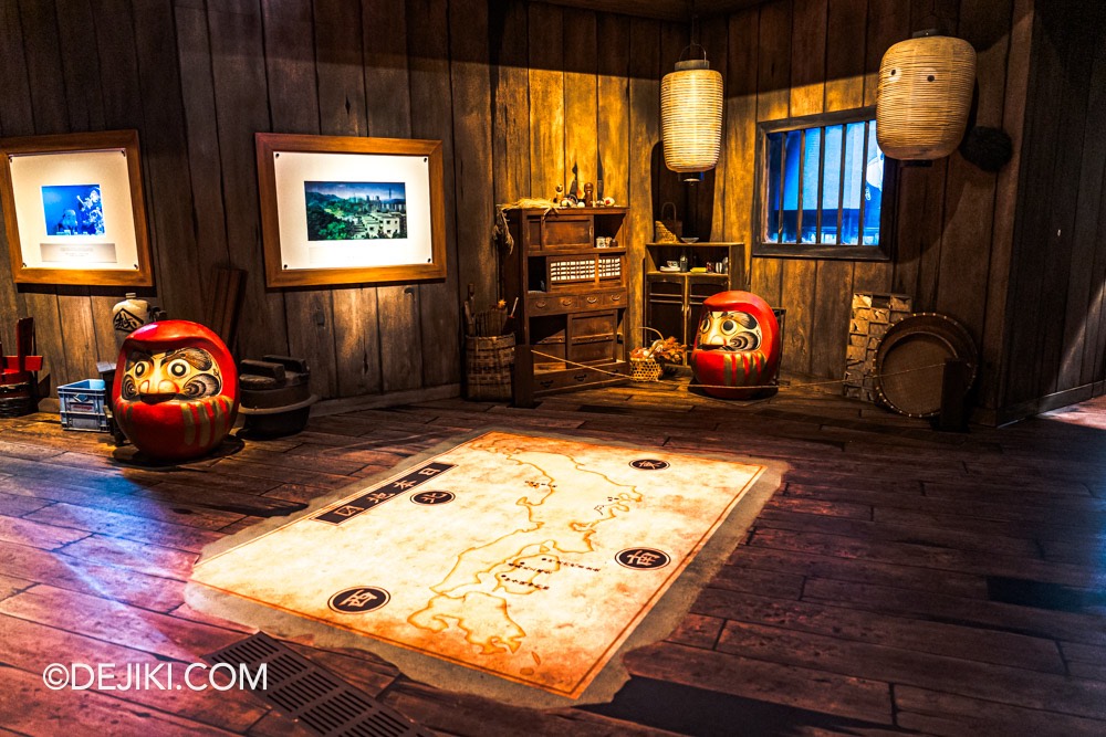 The World of Studio Ghibli at ArtScience Museum Marina Bay Sands Review Level 3 Pom Poko Tanuki House Interior