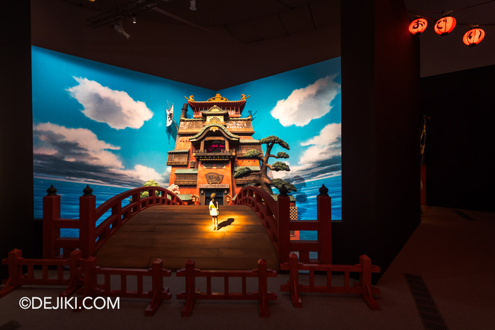 The World of Studio Ghibli at ArtScience Museum Marina Bay Sands Review Level 3 Spirited Away Chihiro and the Bathhouse wide