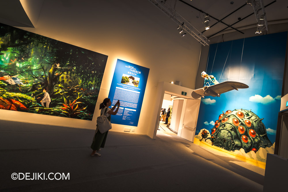 The World of Studio Ghibli at ArtScience Museum Marina Bay Sands Review Level 3 The Boy and the Heron and Nausicaa of the Valley of the Wind