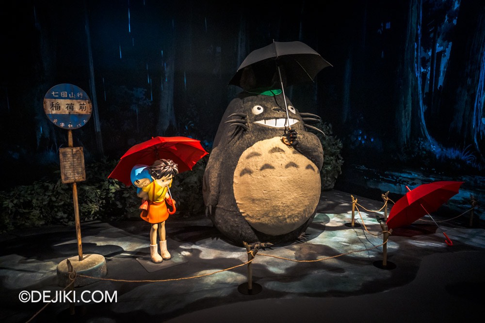 The World of Studio Ghibli at ArtScience Museum Marina Bay Sands Review My Neighbour Totoro Famous Rainy Umbrella scene