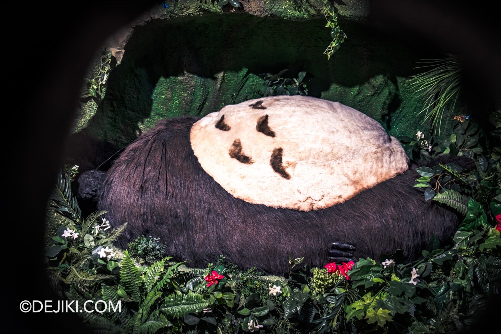 The World of Studio Ghibli at ArtScience Museum Marina Bay Sands Review My Neighbour Totoro scene Sleeping Dai Totoro