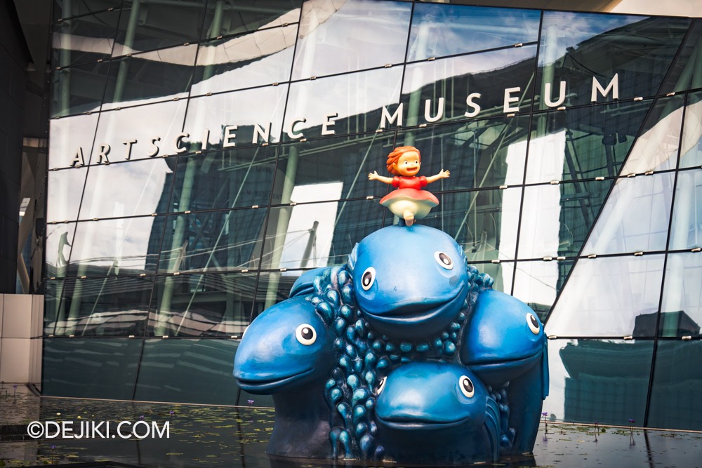 The World of Studio Ghibli at ArtScience Museum Marina Bay Sands Review Ponyo exhibition outdoors