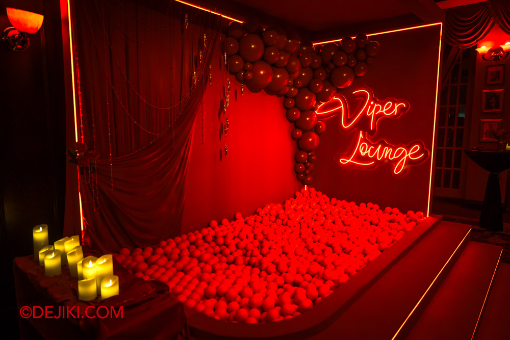 USS Halloween Horror Nights 12 Review by Dejiki Special Experience Viper Lounge Spaces Ball Pit