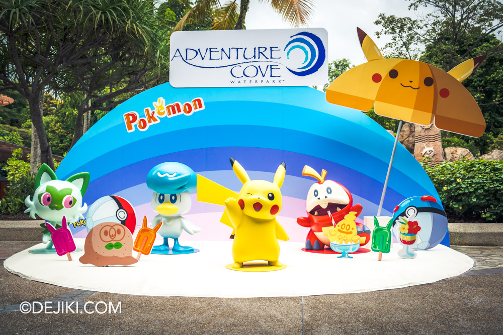 Adventure Cove Waterpark Pokemon Aqua Adventure event Entrance photo spot