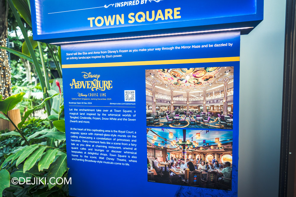 Disney Cruise Line event at Changi Airport Adventure Quest 2 Town Square