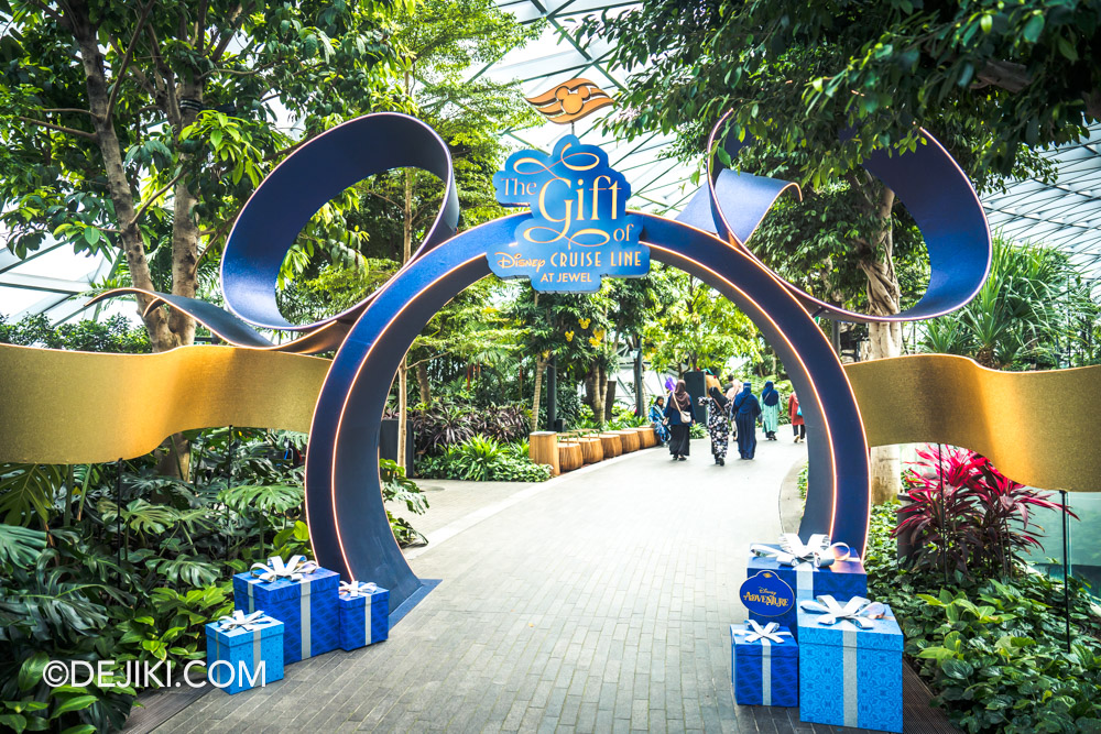 Disney Cruise Line event at Changi Airport Adventure Quest 3 Canopy Park Hidden Mickey Ribbon Ears