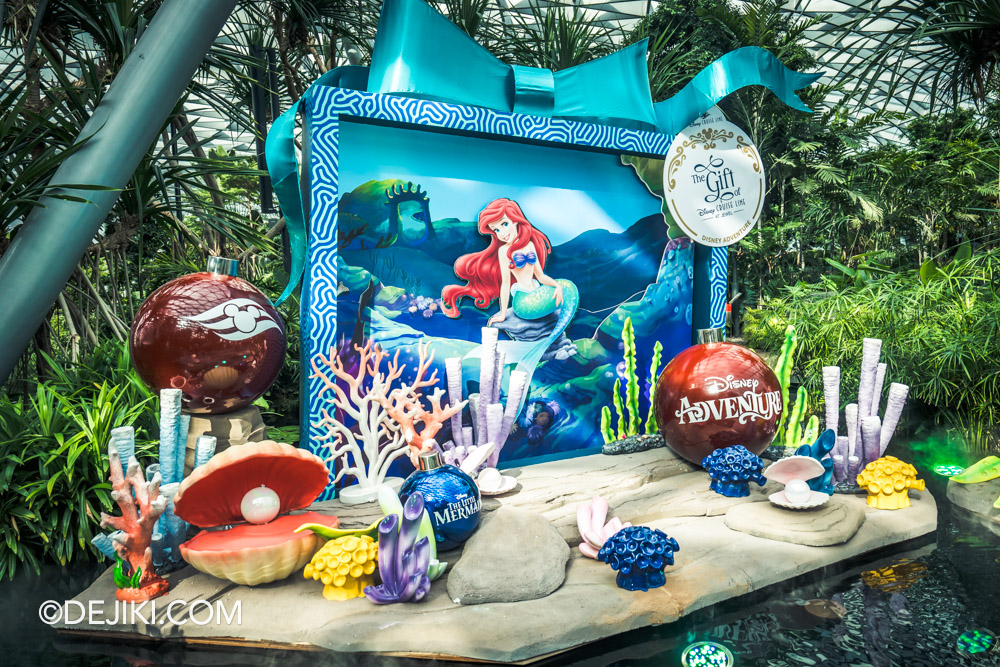 Disney Cruise Line event at Changi Airport Adventure Quest 4 Disney Discovery Reef The Little Mermaid