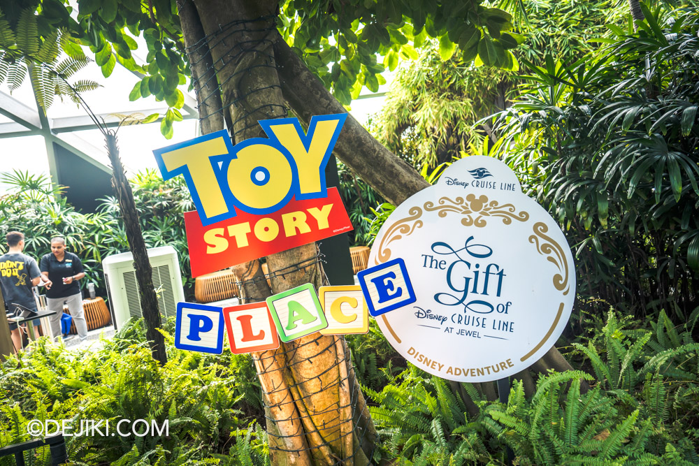 Disney Cruise Line event at Changi Airport Adventure Quest 8 Toy Story Place at Bouncing Nets