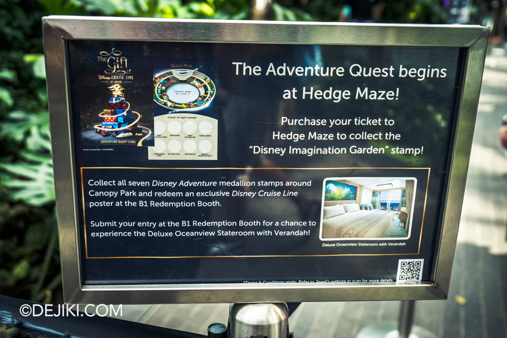 Disney Cruise Line event at Changi Airport Adventure Quest Intro