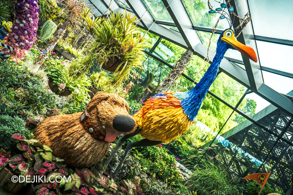 Gardens by the Bay Disney Garden of Wonder at Floral Fantasy 7 Up Dug and Kevin