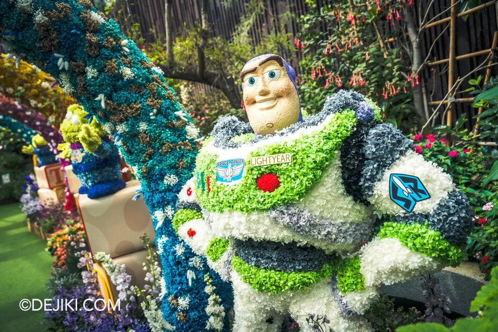 Gardens by the Bay Disney Garden of Wonder at Floral Fantasy 8 Toy Story Buzz Lightyear