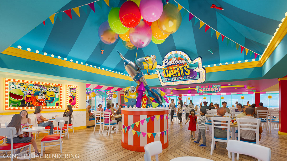 Universal Studios Singapore Minion Land Super Hungry Food Stand interior