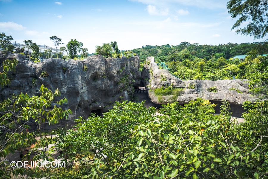 Rainforest Wild Asia at Mandai Singapore 22 Trek point overlooking Entrance Gorge