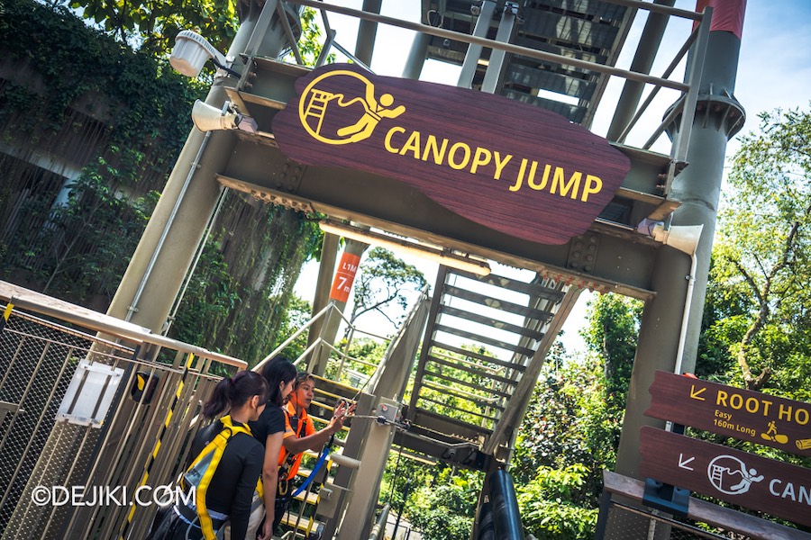 Rainforest Wild Asia at Mandai Singapore 31 Canopy Jump entrance