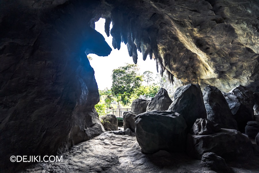 Rainforest Wild Asia at Mandai Singapore 44 Hidden Bear in the Cavern rock sculpture