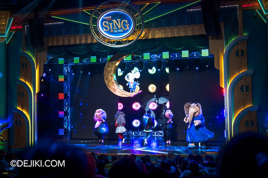 Universal Studios Beijing Resort Minion Land Downtown area Illumination Theater presents Sing On Tour interior show