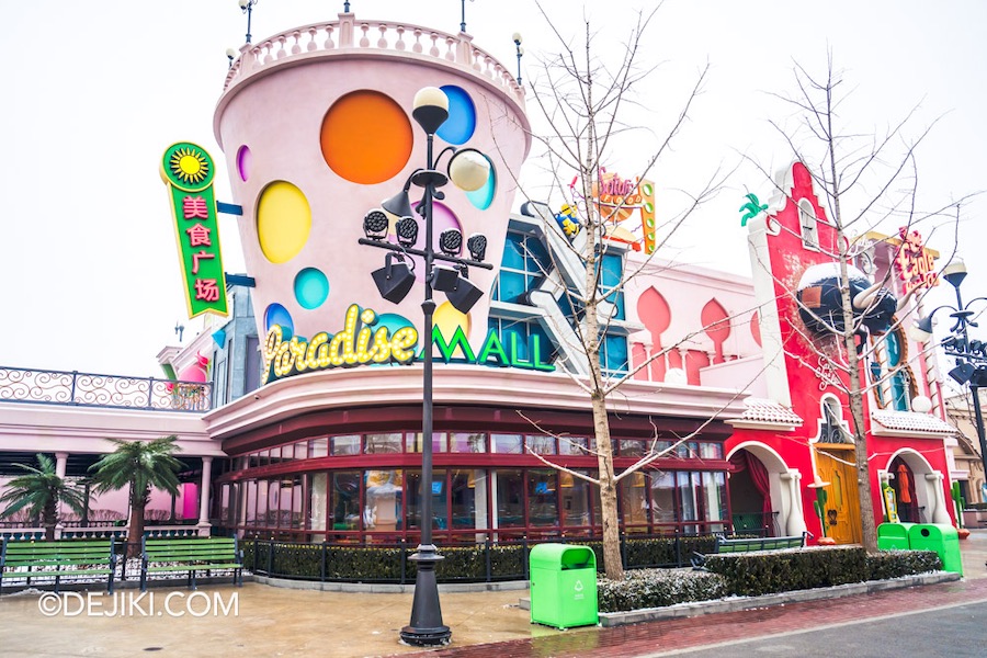 Universal Studios Beijing Resort Minion Land Downtown area Paradise Mall restaurant