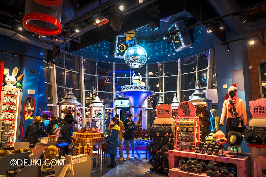 Universal Studios Beijing Resort Minion Land Minion Mart interior disco dance area