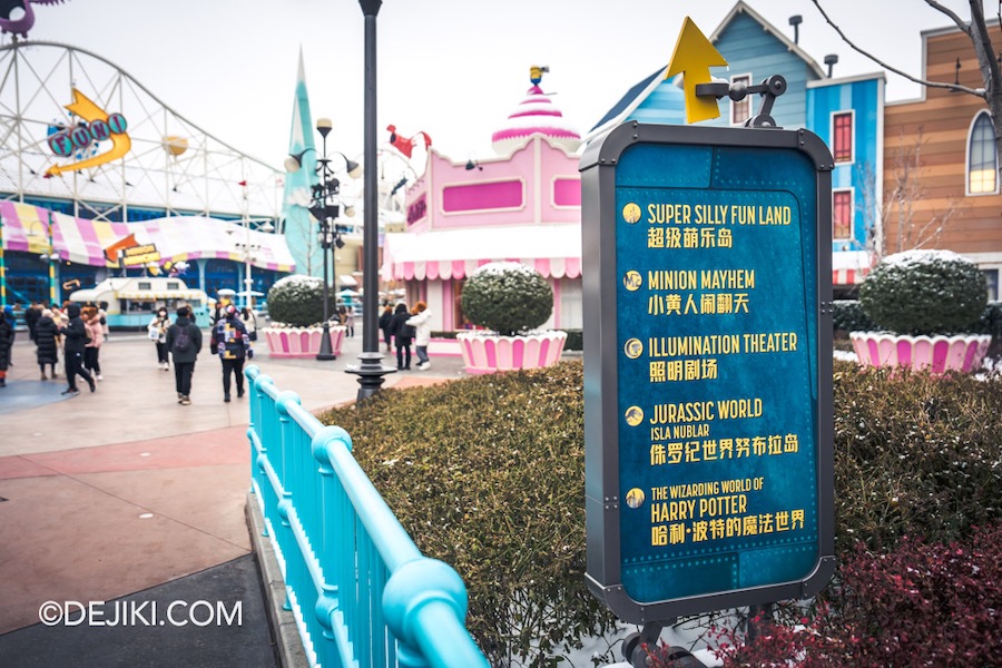 Universal Studios Beijing Resort Minion Land Pier 12 bridge path