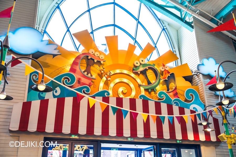 Universal Studios Beijing Resort Minion Land Super Silly Fun Land Indoor entrance detail