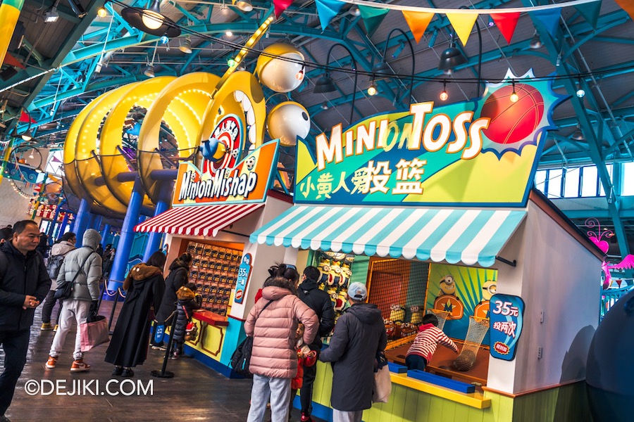 Universal Studios Beijing Resort Minion Land Super Silly Fun Land Indoor fun fair Minion Carnival Games