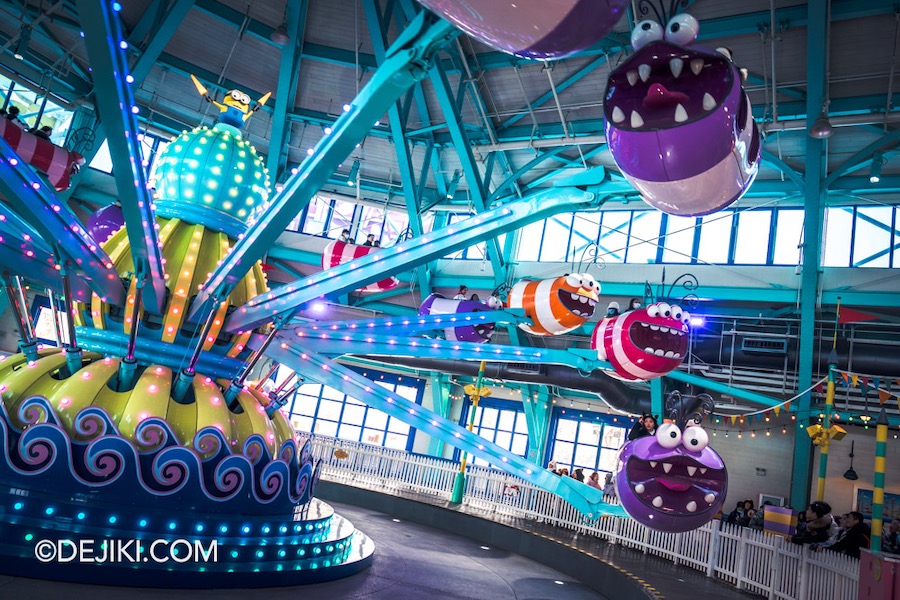 Universal Studios Beijing Resort Minion Land Super Silly Fun Land Indoor ride Super Swirly dumbo spinner