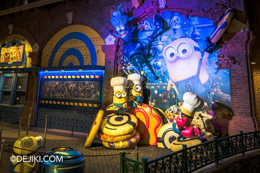 Universal Studios Japan Minion Park Marketplace Store Facade NY side Delicious Me photo spot