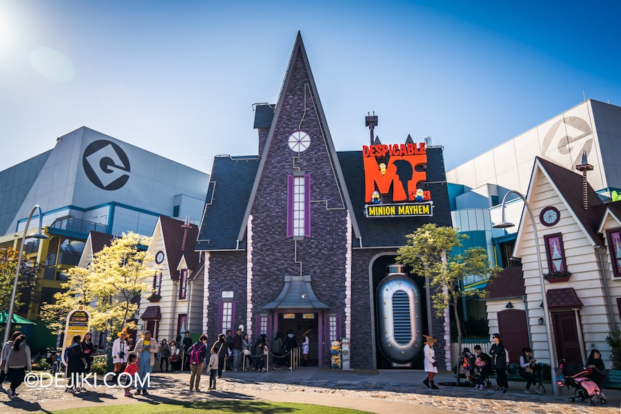 Universal Studios Japan Minion Park Neighbourhood Grus House Exterior Despicable Me Minion Mayhem