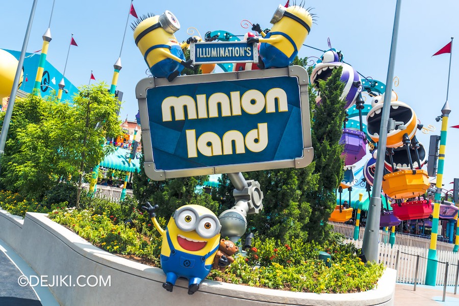 Universal Studios Singapore Minion Land Entrance Marquee