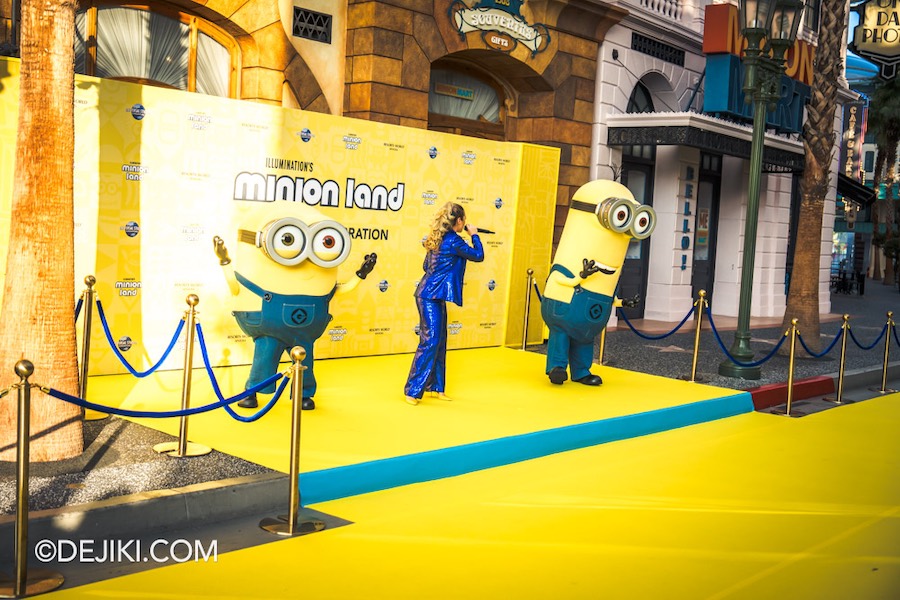 Universal Studios Singapore Minion Land Grand Opening Show Yellow Carpet 2