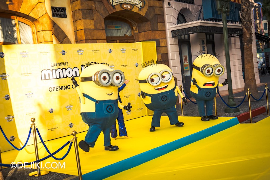 Universal Studios Singapore Minion Land Grand Opening Show Yellow Carpet 4