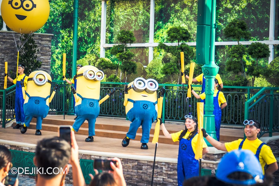 Universal Studios Singapore Minion Land Grand Opening Show at Plaza 1