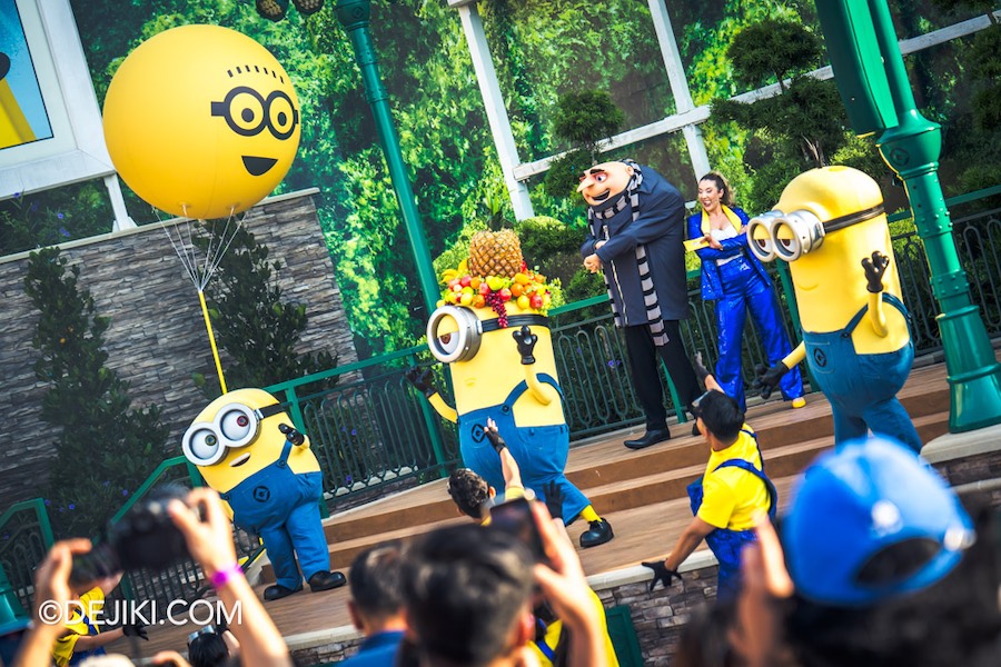 Universal Studios Singapore Minion Land Grand Opening Show at Plaza 2